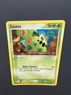 Cacnea - 44/106 - EX Emerald NM Reverse Holo Stamped Common Pokemon TCG - Image 3
