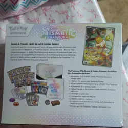 Pokemon Scarlet & Violet Prismatic Evolutions Elite Trainer Box Booster Eevee - Image 2