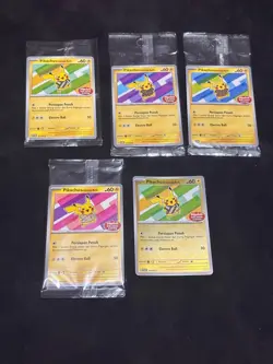 Pokemon TCG Bahasa Indonesia Language Complete Set Pikachu Berkemeja Batik - Image 1