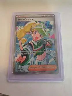 Emcee's Hype - 220/182 - Pokemon Destined Rivals - NM Condition - Image 1