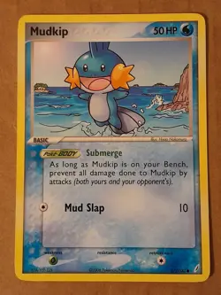 Pokemon Mudkip 57/100 Crystal Guardians NM-MT See Pictures - Image 1