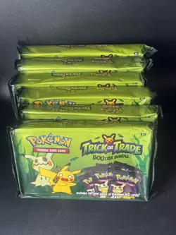 Pokemon TCG Trick or Trade 2023 Booster Bundle 50 Mini Packs Halloween Sealed X6 - Image 1
