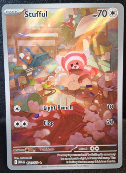 2025 Pokemon Mega Evolution MEG EN Stufful Illustration Rare #154/132 - Image 1