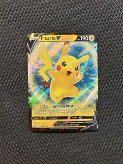 Pokemon TCG Pikachu V SWSH198! NM Condition! See Description! - Image 1