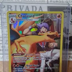 Pokemon Charizard Trainer Gallery Ultra Rare Holo TG03/TG30 Lost Origin HP 170 - Image 1