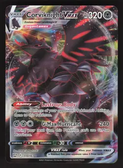 Corviknight VMAX 110/163 Pokemon TCG SWSH05: Battle Styles NM - Image 1