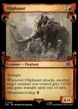 Oliphaunt - Silver Foil Showcase LTR NM MTG - Image 1
