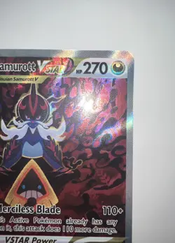 Pokemon Hisuian Samurott VSTAR Ultra Rare Holo GG52/GG70 Crown Zenith 270 HP - Image 4