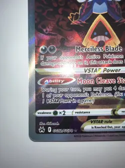 Pokemon Hisuian Samurott VSTAR Ultra Rare Holo GG52/GG70 Crown Zenith 270 HP - Image 5