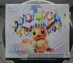 Pokemon Scarlet & Violet Prismatic Evolutions Elite Trainer Box - Image 1