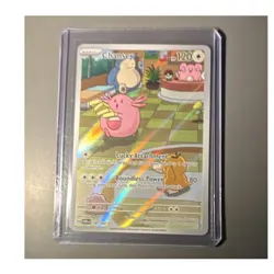 Pokemon TCG Chansey Illustration Rare Holo 187/165 SV 151 English 2023 - Image 1