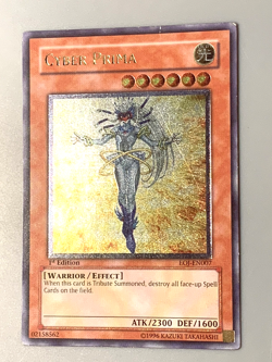 yugioh Cyber Prima EOJ-EN007 Ultimate 1st Ed played nice condition - Image 1
