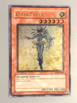 yugioh Cyber Prima EOJ-EN007 Ultimate 1st Ed played nice condition - Image 3