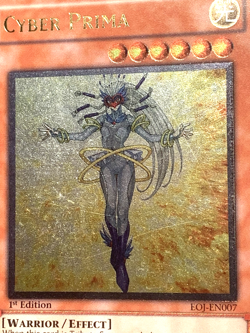 yugioh Cyber Prima EOJ-EN007 Ultimate 1st Ed played nice condition - Image 4