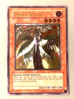 yugioh Violet Witch CRMS-EN097 Ultimate rare Unlimited Edition near mint - Image 1