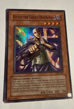 Kycoo the Ghost Destroyer LON-062 Super Rare Unlimited Lightly Played Yugioh - Image 1