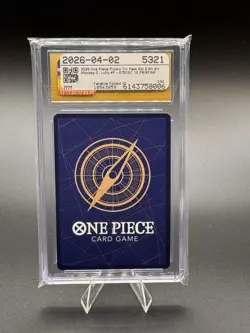 CGC 10 Pristine Monkey.D.Luffy (Tin Vol. 2) P-075 One Piece Promo - Image 2
