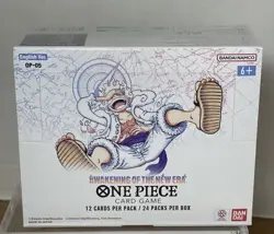 One Piece TCG OP-05 EN Awakening Of The New Era SEALED Booster Box Acrylic Case - Image 2