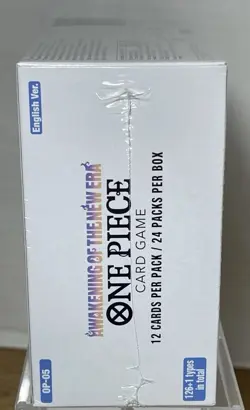 One Piece TCG OP-05 EN Awakening Of The New Era SEALED Booster Box Acrylic Case - Image 4