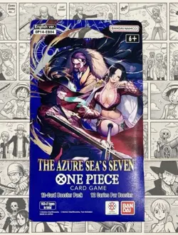 One Piece TCG OP14 The Azure Sea's Seven Sleeved Booster Pack - Image 1