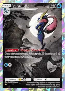 Pokemon TCG Pocket - Greninja ⭐ Deluxe Pack EX English (VIRTUAL CARD) - Image 1