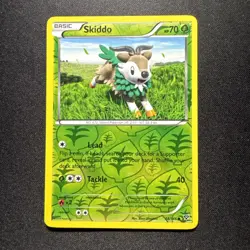 Skiddo 18/146 XY Base Reverse Holo Common Light Play Pokemon 2014 - Image 1