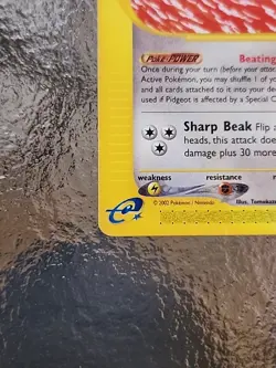 Pokemon Pidgeot Expedition TCG Card 59/165 Regular Rare, LP Condition - Image 4