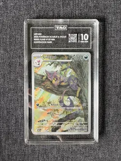Liepard 135/086 SV: White flare Illustration Rare Pokemon card TAG 10 GEM MINT - Image 1