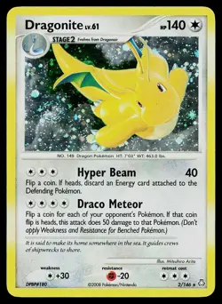 Pokemon Card Legends Awakened Dragonite 2/146 Rare Holo SWIRL - Image 1
