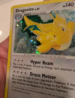 Pokemon Card Legends Awakened Dragonite 2/146 Rare Holo SWIRL - Image 3