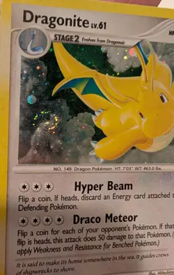 Pokemon Card Legends Awakened Dragonite 2/146 Rare Holo SWIRL - Image 4