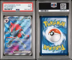 PSA 9 MINT N's Zoroark EX UR 175/159 Journey Together Pokemon Card - Image 3