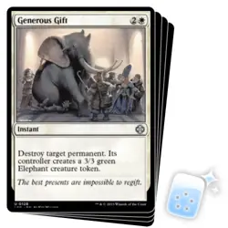 GENEROUS GIFT X4 The Lost Caverns Of Ixalan: Commander Magic MTG MINT CARD - Image 1