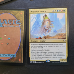 Commander Magic Deck with 100 MTG Cards - *Primeval Spawn 5 Color DOMAIN theme* - Image 1
