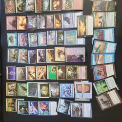Commander Magic Deck with 100 MTG Cards - *Primeval Spawn 5 Color DOMAIN theme* - Image 3