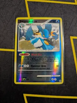 Swampert 9/106 Great Encounters 2008 Reverse Holo Rare LP Pokemon Card - Image 1
