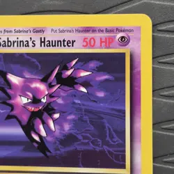 Sabrina's Haunter Gym Heroes 58/132 Uncommon Pokemon Card - Image 3