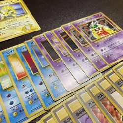 Pokemon Cards Old Back 45 Cards Bulk Sale Collection Trading Game - Image 4