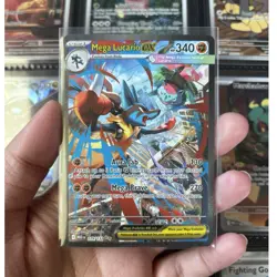 Pokemon TCG Mega Lucario EX Holo Card Me01 179/132 Special Rare 340 HP - Image 1