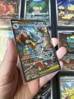 Pokemon TCG Mega Lucario EX Holo Card Me01 179/132 Special Rare 340 HP - Image 2