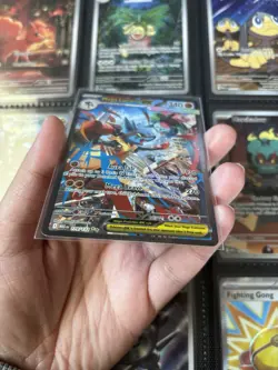 Pokemon TCG Mega Lucario EX Holo Card Me01 179/132 Special Rare 340 HP - Image 3