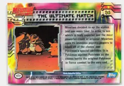 The Ultimate Match #34 Topps The First Movie Trading Cards Pokemon LP - Image 2