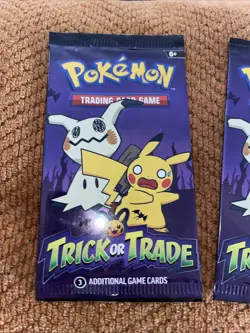 3 Packs Pokemon TCG Trick or Trade Booster Packs 2023 Halloween Card Lot Bundle - Image 2