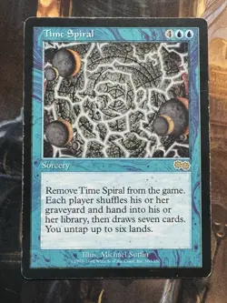 Magic the Gathering Time Spiral Card Urza's Saga Regular Card - Image 1