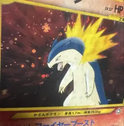 Pokemon Cards Old Back Typhlosion Promo 6 Cards Gold Silver Starter Bulk Sale - Image 4