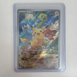 Pokemon Pikachu SVP 027 Promo Holo Full Art Sv: Scarlet & Violet Card - Image 1