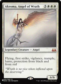 Akroma, Angel of Wrath M The List Reprints 001/062 NM - Image 1