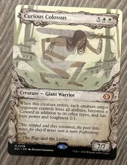 Curious Colossus ** Showcase ** #298 - Lorwyn Eclipse - NM MTG - Image 1