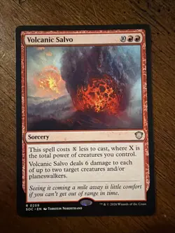 Volcanic Salvo - Secrets of Strixhaven Commander - MTG - Image 1