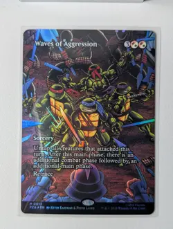Waves of Aggression (Borderless) 13 Teenage Mutant Ninja Turtles Source Material - Image 1